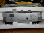 K-line 6-22457 Alaska State Commemarotive Quarter Box Car Bank Nib Gauge. Fixed Price $40.00.