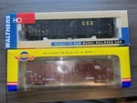 Athearn/walther Scale Lot Csx Wood Chip Hopper & Mopac Box Car. Fixed Price $49.95.