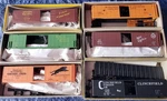 6 Accurail Union Pacific Mp Fgwx Clinchfield Panther Creek Boxcars 50' Ho Scale. Fixed Price $60.00.