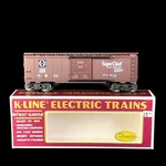 K-line K64233 Gauge Santa Fe Classic Map Boxcar #64233 #3. Fixed Price $30.00.