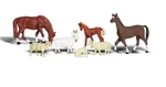 A1844 Ho 1/87 Scale Woodland Scenics Livestock. Fixed Price $17.95.