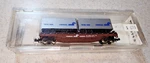 Atlas No. 3471 Scale Con Flat Car With Piggy Back Trailers. Fixed Price $17.82.