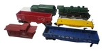 Vtg Lionel Locomotive 8302 & Tender- 4 Cars- Gate/signal- Transformer- Tracks. Fixed Price $135.00.