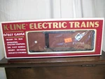 K-line #K648001 Box Car Erie, Brown, New With. Fixed Price $24.75.