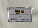 New Csx Heavyweight Depressed Center Flat Car Micro-trains Mtl# 10900180 Scale. Fixed Price $32.00.