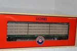 Lionel #39487 Burlington Northern I-beam Flatcar. Fixed Price $39.95.