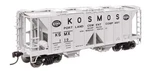Walthers Mainline 910-49722 Acf 1958 Cu Ft Covered Hopper Kosmos Cement Ksmx. Fixed Price $39.98.