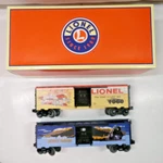 Gauge Lionel #6-39321 Art Boxcar 2-PACK Original (lot 6747). Fixed Price $35.00.