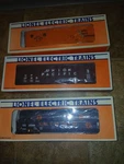 Lionel 6-17110. 6-17305 6-17404 Modern Standard Gauge Freight Cars. Fixed Price $61.00.