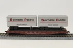 Ho Scale Athearn 1410 50' Flat Car W/ Van Trailers Southern Pacific Sp 30259. Fixed Price $15.89.