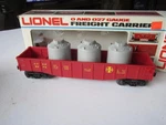 New Old Stock! Lionel 6-6272 A.t.s.f. Gondola Dated 1984 Made In The U.s.a.. Fixed Price $26.00.