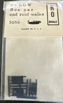 Grandt Line Ho Kit #5056 D&rgw Box Car Roof Walks 1:87 Nos. Fixed Price $5.79.