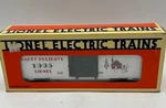 Lionel 6-19938 Christmas Boxcar 1995 Happy Holidays Gauge Opening Doors New. Fixed Price $32.19.