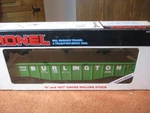 Lionel Gauge 40' Green Burlington Cb&q 9140 Gondola Mib. Fixed Price $11.19.