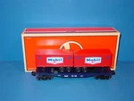 Lionel - # 6 19471 Mobil Flat W/ Two Trailers Tofc (uncataloged ). Fixed Price $89.95.