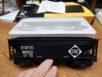 K-line 6-21356 Erie Operating Hopper Car Missing Coal Load Used Box Gauge. Fixed Price $45.00.