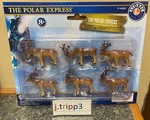Lionel Toy Trains 6-24251 The Polar Express Caribou Reindeer Figure Pack Gauge. Fixed Price $28.95.