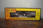 Rail King 30-7611 Mth Construction Flat Car W/ Ertl Tractor Gauge. Fixed Price $34.99.