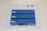 Athearn Ho 40' Containers Low Cube Overseas Ltd. 3-PACK #27057. Fixed Price $33.59.