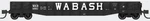 Bluford Shops Scale Mill Gondola Heavily Dented Wabash #12657 52187. Fixed Price $35.88.