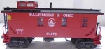 Mth Railking Baltimore Ohio Woodsided Caboose 30-7723! Gauge B&o. Fixed Price $44.95.