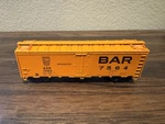 Athearn Ho Scale Bangor & Aroostook (bar) 40 Reefer With Metal Wheels Kds. Fixed Price $9.50.