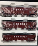 Scale Mth Premier Santa Fe 4-BAY Hoppers 3 Cars W/loads O2616. Fixed Price $118.71.