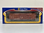 Exactrail Signature Series Ho Scale Freight Waffle Side Boxcar, New In. Fixed Price $69.00.
