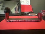 Ho-scale Athearn Santa Fe Bulkhead Flat Car. Fixed Price $19.99.