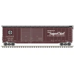 Atlas Model Railroad Ho 50' Postwar Box Car Santa Fe Super CHIEF15136. Fixed Price $39.95.