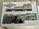 Bachmann Silver Series Ho Scale 250-TON Crane Cars & Boom #16102 Santa Fe. Fixed Price $44.99.