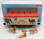 Marklin 54834 Circus Museum Boxcar W/animal Figures Ex/box. Fixed Price $136.49.