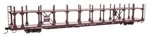Walthers Mainline 910-8046 Ho Scale 89' Flatcar Auto Rack Wp #930230. Fixed Price $40.99.