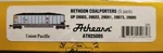 Athearn 25085 Scale Bethgon Coalporters Union Pacific W/coal Loads Pack. Fixed Price $119.99.