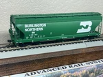 Burlington Northern " Bn Acf Cylindrical Covered 3-BAY Hopper Car Scale New. Fixed Price $76.95.