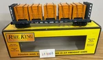 Mth Railking 30-76473 Long Island Lirr Flat Car Lcl Containers Gauge Train. Fixed Price $64.95.