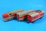 Vintage Marx Monon Hoosier Line 81F Locomotive + Unit 3855 Caboose. Fixed Price $55.00.