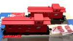 Ho Walthers 932-27506 30' Wood Caboose (3 Window Offset Cupola) 2-PACK Cnw. Fixed Price $99.99.