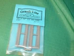 Grandt Line Scale #3767 Double Hung Windows, 1/1 Light, 18" X 78" (4). Fixed Price $5.75.