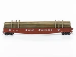 Ho Scale Athearn 93654 Gn Great Northern Railway 65' Mill Gondola #79021 W/ Load. Fixed Price $84.95.