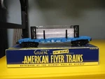 American Flyer 6-48535 Great Northern Flatcar With Bulkheads- New!!. Fixed Price $49.99.