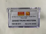 Micro-trains Mtl N-scale 60' Excess Height Boxcar Grand Trunk Western #384060. Fixed Price $32.00.