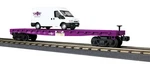 Mth 2017 Club Car Flat W/ (1) Ford Transit Van 30-76674 Sealed In Shipper. Fixed Price $39.98.