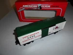 1995 Christmas Boxcar Gauge 6-48323 American Flyer Usa Made Preowned. Fixed Price $26.99.