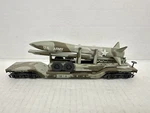 Bachmann Ho Scale Us Army Flat Car With Load #56428, No Box. Fixed Price $79.99.