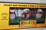 Mth #30-72248 Railking Green Gondola W/led Christmas Lights & Lighted Snowman. Fixed Price $99.95.