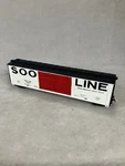 Tyco Ho Scale Soo Line 60' High Cube Double Plug Door Box Car Number 177581. Fixed Price $19.99.