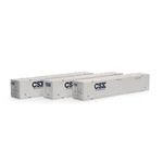 Athearn Rtr Ho 53' Jindo Container (3) Csx # 26525. Fixed Price $42.98.