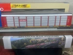 Cp Rail 89FT Red Tri-level Thrall Enclosed Auto Carrier Ho Scale Gold Line New. Fixed Price $87.95.