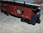 Lionel 9317 Santa Fe Lighted Bay Window Caboose + Box. Fixed Price $20.00.
